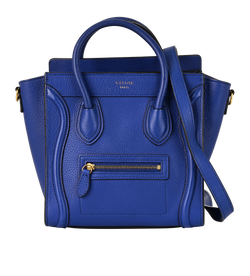 Nano Luggage, Leather, Blue, MII, S/DB, 2*